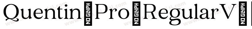 Quentin_Pro RegularV字体转换